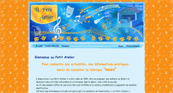 Desktop Screenshot of lepetitatelierbidart.fr